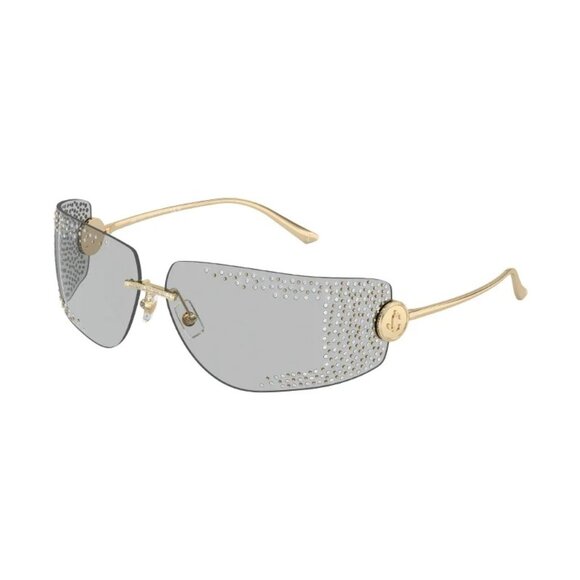 NEW JIMMY CHOO SUNGLASSES GOLD GREY WOMEN EYEWEAR JIMMY CHOO JC4009B 300687